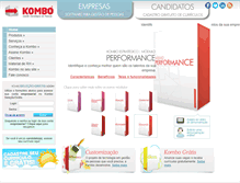 Tablet Screenshot of kombo.com.br
